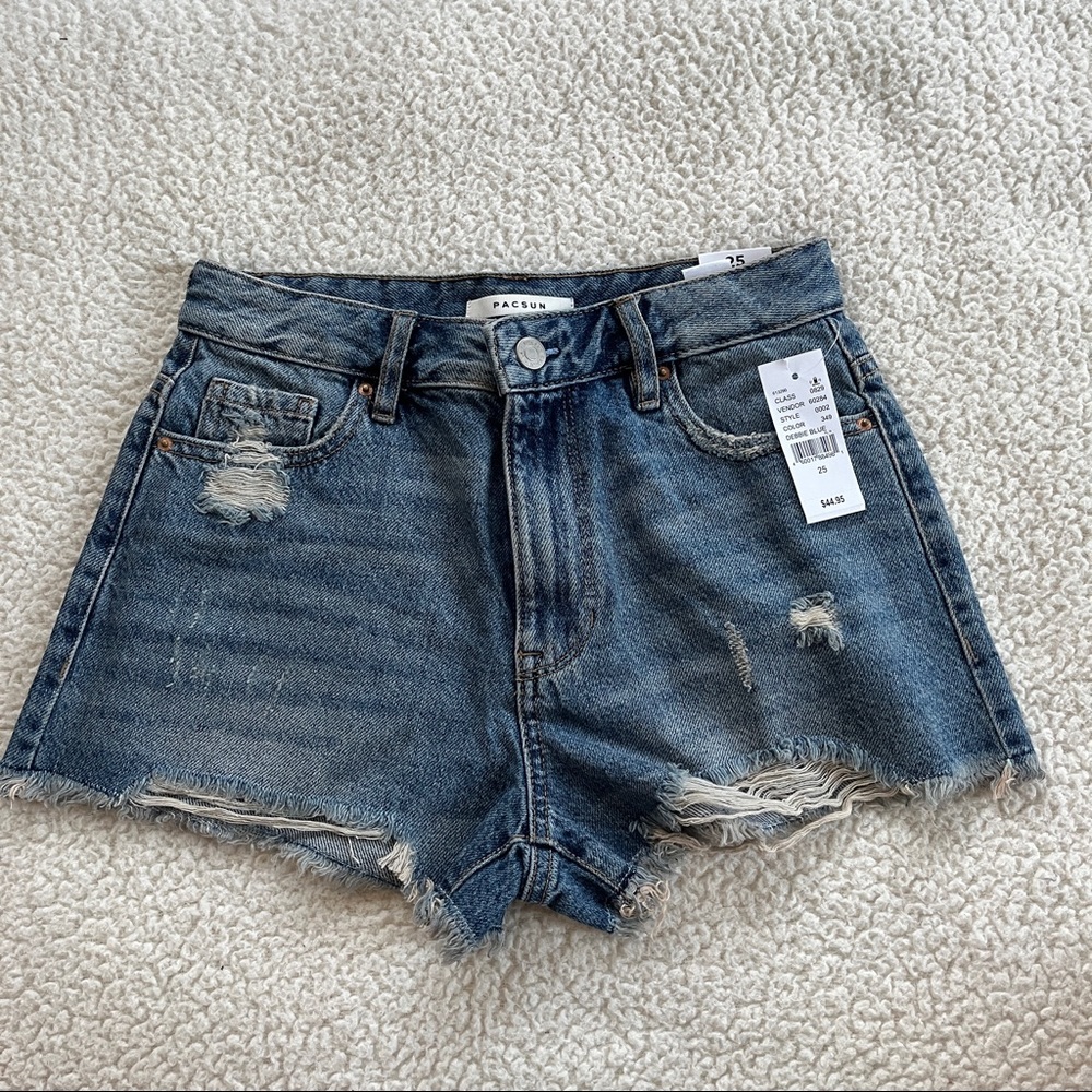 Pacsun High Rise Festival Shorts (New With Tags)